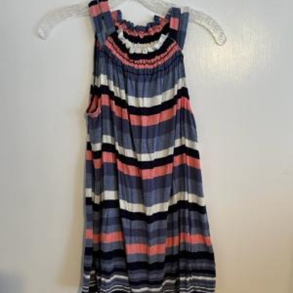 Max Studio Summertime Striped Swing Top, Size Small Like New